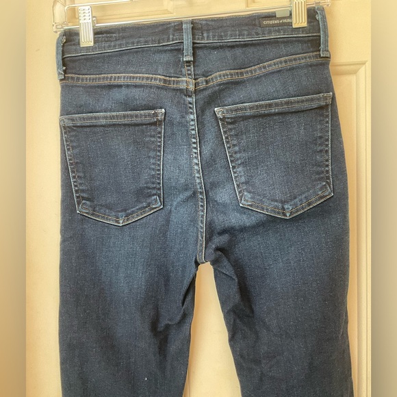 Citizens of Humanity Mid Rise Skinny Jeans, Indigo Color, Sz 26 or Sz 2 - Picture 13 of 14